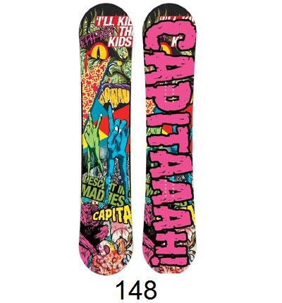 CAPITA ULTRAFEAR FLAT KICK SNOWBOARD