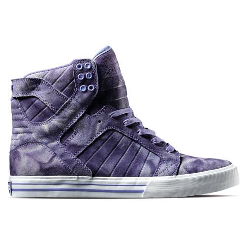 SUPRA MUSKA SKYTOP SHOE IN PURPLE TIE DYE