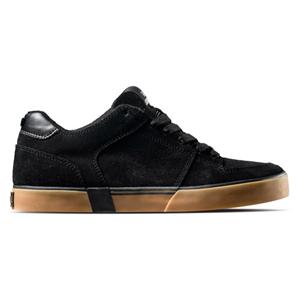 SUPRA EE VEGA SHOE IN BLACK AND GUM