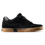 SUPRA EE VEGA SHOE IN BLACK AND GUM