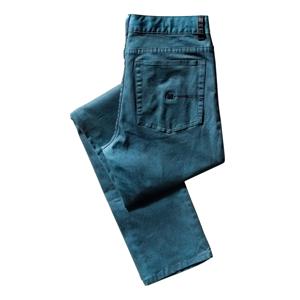 KR3W CHAD MUSKA TWILL PANTS IN TEAL MARBLE