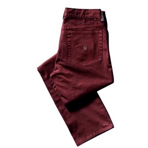 KR3W EE SLIMS TWILL PANTS IN WINE