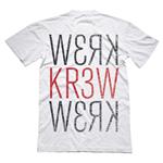 KR3W MODE VINTAGE T-SHIRT IN WHITE