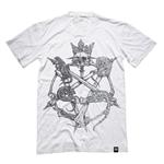 KR3W LIZAGRAM VINTAGE T-SHIRT IN VINTAGE WHITE