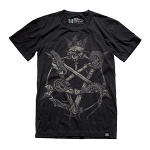 KR3W LIZAGRAM VINTAGE T-SHIRT IN BLACK