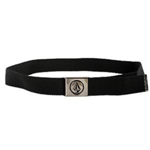 VOLCOM CIRCLE STONE WEBBED BELT IN BLACK