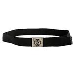 VOLCOM CIRCLE STONE WEBBED BELT IN BLACK