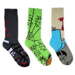 VOLCOM FEATURED ARTIST HOVIN WANG SOCK PUPPETS SOCKS IN ASSORTED STYLES