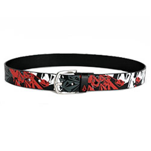 VOLCOM ASSORTMENT 2 PVC BELT IN BLC