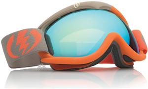 ELECTRIC EG1S SNOW GOGGLES WITH MISSILE ORANGE FRAMES AND A BRONZE/GOLD CHROME LENS