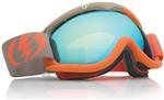 ELECTRIC EG1S SNOW GOGGLES WITH MISSILE ORANGE FRAMES AND A BRONZE/GOLD CHROME LENS