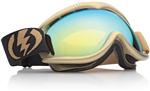 ELECTRIC EG1S SNOW GOGGLES WITH METALLIC GOLD FRAMES AND A BRONZE/GOLD CHROME LENS