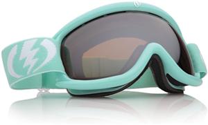 ELECTRIC EG.5S SNOW GOGGLES WITH AQUA FRAMES AND A BRONZE/SILVER CHROME LENS