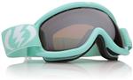 ELECTRIC EG.5S SNOW GOGGLES WITH AQUA FRAMES AND A BRONZE/SILVER CHROME LENS