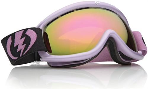 ELECTRIC EG.5S SNOW GOGGLES WITH METALLIC ROSE FRAMES AND A BRONZE/PINK CHROME LENS