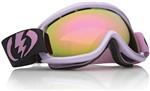 ELECTRIC EG.5S SNOW GOGGLES WITH METALLIC ROSE FRAMES AND A BRONZE/PINK CHROME LENS