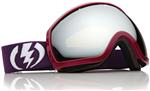 ELECTRICEG2 SNOW GOGGLES WITH PURPLE FRAMES AND A BRONZE/SILVER CHROME LENS