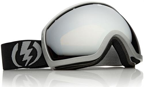 ELECTRIC EG2 SNOW GOGGLES WITH METALLIC SILVER FRAMES AND A BRONZE/SILVER CHROME LENS
