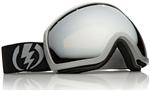 ELECTRIC EG2 SNOW GOGGLES WITH METALLIC SILVER FRAMES AND A BRONZE/SILVER CHROME LENS