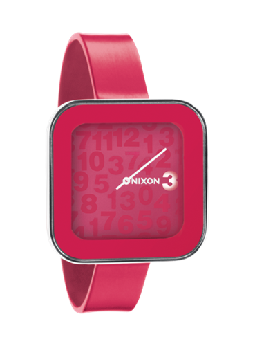 NIXON WOMENS ROCIO WATCH IN BRIGHT PINK