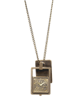 NIXON WOMENS FAIRFAX PENDANT IN ANTIQUE GOLD