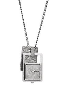 NIXON WOMENS FAIRFAX PENDANT IN ANTIQUE SILVER