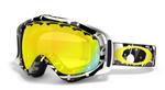 OAKLEY DANNY KASS SIGNATURE CROWBAR SNOW GOGGLE WITH MILITARY RAIN FRAMES AND A FIRE LENS