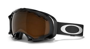 OAKLEY SPLICE SNOW GOGGLES WITH JET BLACK FRAMES AND A BLACK IRIDIUM LENS
