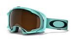 OAKLEY SPLICE SNOW GOGGLES WITH DIAMOND BLUE FRAMES AND A BLACK IRIDIUM LENS