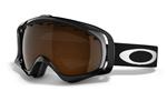 OAKLEY CROWBAR SNOW GOGGLES WITH JET BLACK FRAMES AND A BLACK IRIDIUM LENS