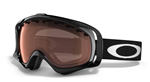 OAKLEY CROWBAR SNOW GOGGLES WITH JET BLACK FRAMES AND A VR28 LENS