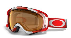 OAKLEY CROWBAR SNOW GOGGLES WITH CANADA FRAMES AND A PERSIMMON LENS