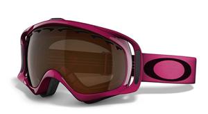 OAKLEY CROWBAR SNOW GOGGLES WITH LAVA FRAMES AND A BLACK IRIDIUM LENS