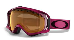 OAKLEY CROWBAR SNOW GOGGLES WITH LAVA FRAMES AND A PERSIMMON LENS