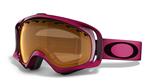 OAKLEY CROWBAR SNOW GOGGLES WITH LAVA FRAMES AND A PERSIMMON LENS