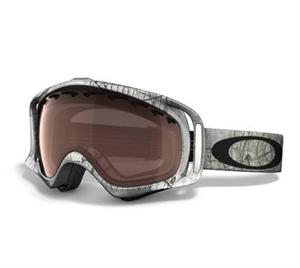 OAKLEY CROWBAR SNOW GOGGLES WITH ALPHA PRINT FRAMES AND A VR28 BLACK IRIDIUM LENS