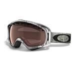 OAKLEY CROWBAR SNOW GOGGLES WITH ALPHA PRINT FRAMES AND A VR28 BLACK IRIDIUM LENS