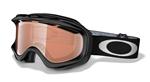 OAKLEY AMBUSH SNOW GOGGLES WITH JET BLACK FRAMES AND A VR28 LENS
