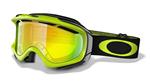 OAKLEY AMBUSH SNOW GOGGLES WITH RETINA BURN FRAMES AND A FIRE LENS