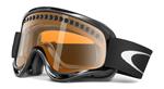 OAKLEY O FRAME SNOW GOGGLES WITH JET BLACK FRAMES AND A PERSIMMON LENS