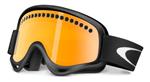 OAKLEY O FRAME SNOW GOGGLES WITH MATTE BLACK FRAMES AND A PERSIMMON LENS