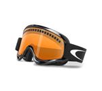 OAKLEY XS O FRAME SNOW GOGGLES WITH JET BLACK FRAMES AND A PERSIMMON LENS