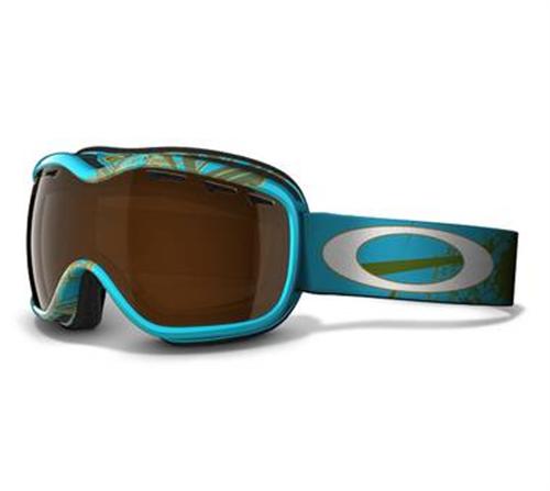 OAKLEY GRETCHEN BLEILER SIGNATURE STOCKHOLM SNOW GOGGLES WITH BLACK IRIDIUM LENS