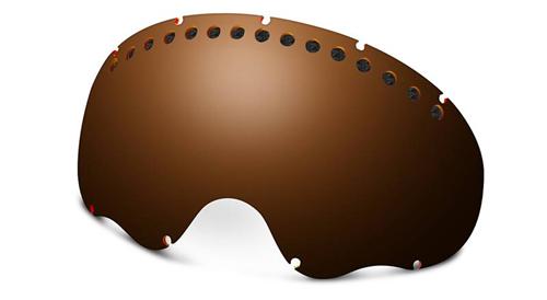 OAKLEY A FRAME REPLACEMENT LENS IN BLACK IRIDIUM