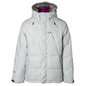 OAKLEY PUFFY JACKET IN WHITE DOVE