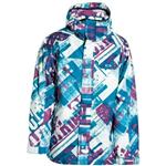 OAKLEY BRADFORD JACKET IN WHITE AND PURPLE