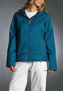 OAKLEY WOMENS LIGHTER FARE JACKET IN BLUE TAR
