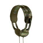 SKULLCANDY ICON SOFT HEADPHONES IN BROWN STRIPE