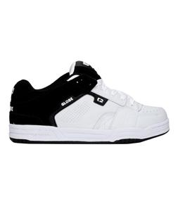 GLOBE SCRIBE SHOE IN BLACK AND WHITE