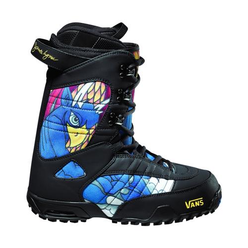 VANS JAMIE LYNN SNOWBOARD BOOTS IN BLACK EAGLE